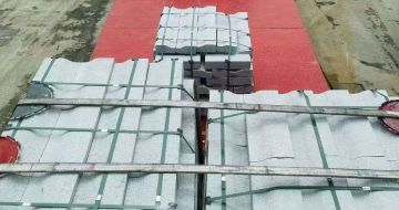 吉林省 芝麻白仿形加直形路沿石出货日常