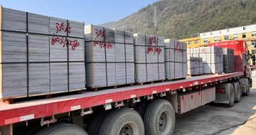 吉林省 芝麻灰地铺石出货日常