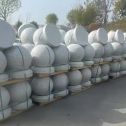 吉林省 白麻花岗岩石材圆球，石球，挡车球，隔离球，景观石球，风水球等