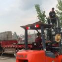 吉林省 黄金麻冰裂纹，地铺石装车
