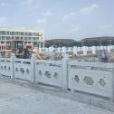吉林省 白麻花岗岩荔枝面河道栏杆