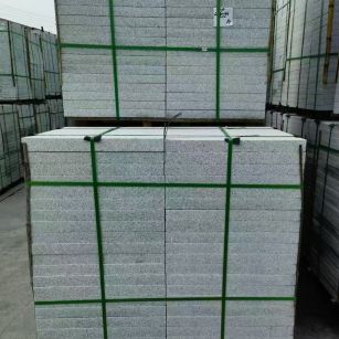 吉林省 芝麻白火烧，园林广场市政工程地铺石，1.8~5.0厚均有现货