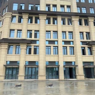 吉林省 黄金麻花岗岩荔枝面小区外墙干挂