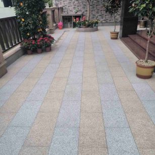 吉林省 黄金麻白麻荔枝面庭院铺装展示