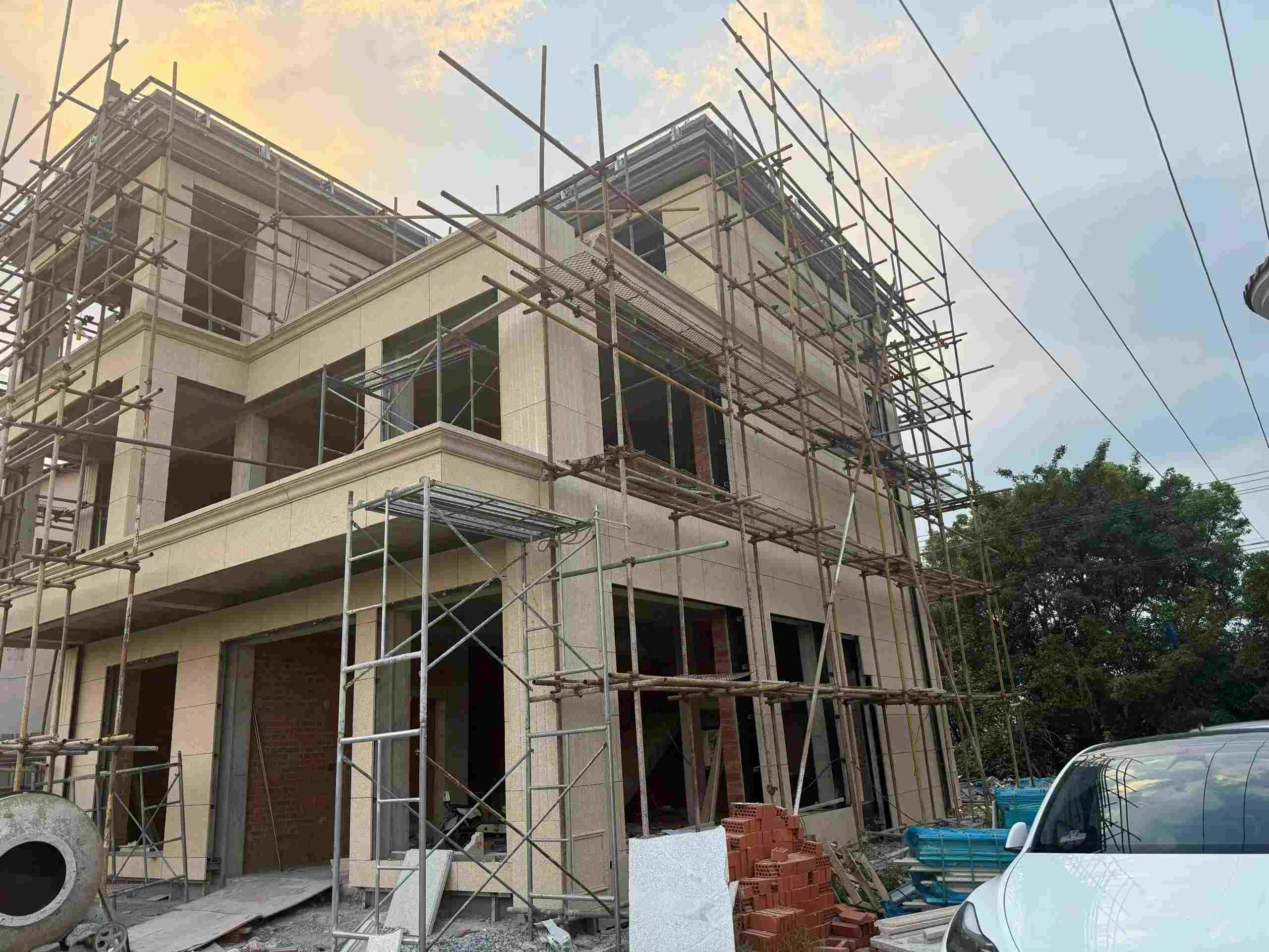 吉林省 黄金麻荔枝面花岗岩外墙干挂