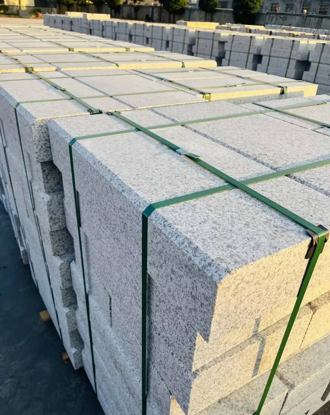 吉林省 白麻花岗岩路沿石，马路牙子，路缘石，平石，立缘石等