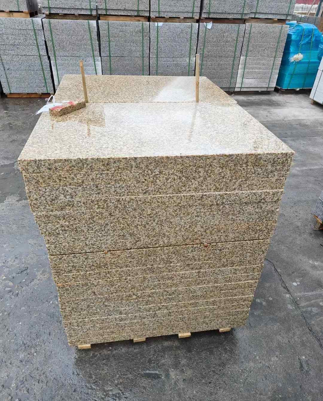 吉林省 湖北黄金麻花岗岩石材荔枝面外墙石材