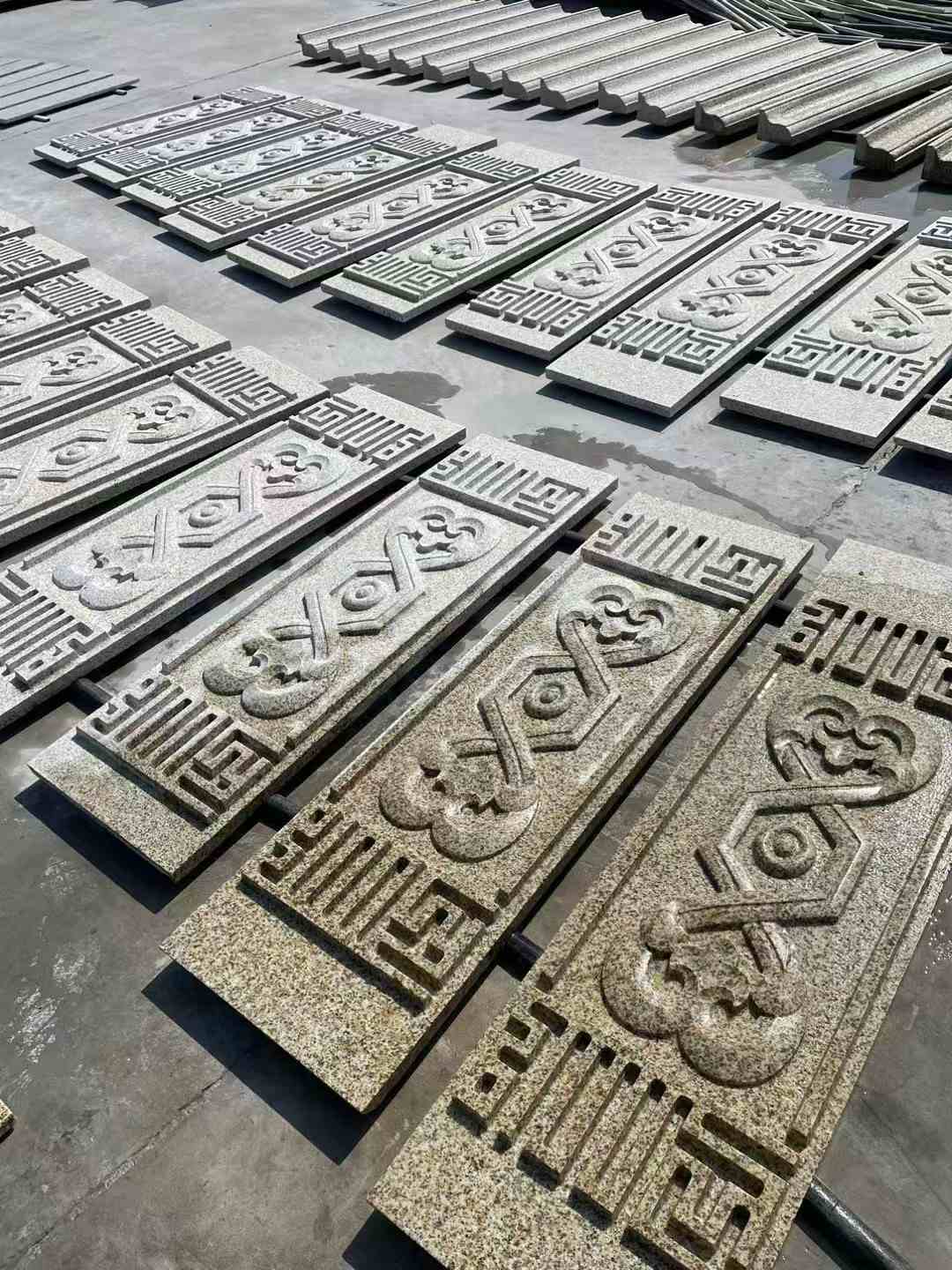 吉林省 黄金麻花岗岩外墙雕刻板