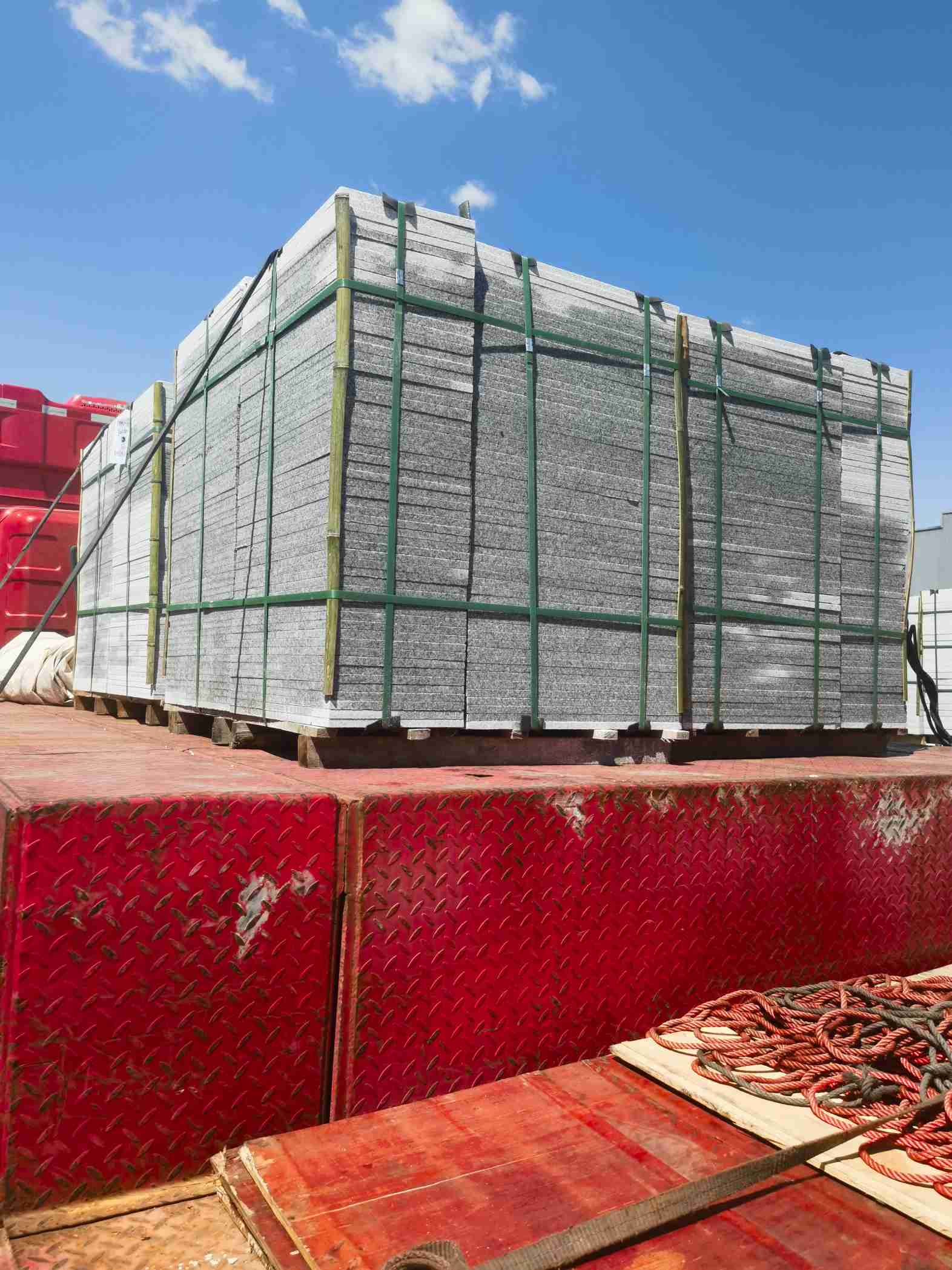 吉林省 芝麻白火烧规格板地铺石300*600/600*600